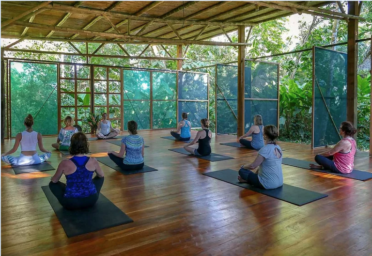 Twice-daily yoga classes in Ojo’s purpose-built, sacred Yoga Shala